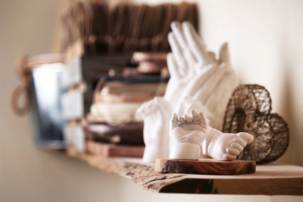 atelier de moulage de mains en plâtre 3d